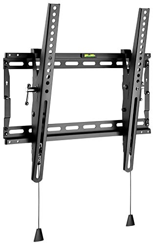 Goobay 49909 - Supporto Da Parete Per Tv Pro Tilt (M) Da 32" A 55" (81-140 Cm), 70 Kg, Inclinabile, Spostamento Laterale, Colore: Nero