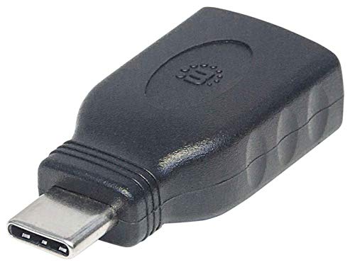 Manhattan 354646 Adattatore Usb 3.1 Tipo-C A Usb Tipo-A, Nero