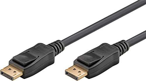 Goobay 58541 - Cavo Displayport Maschio A Dp Maschio / 4320P / 8K / 60Hz/Uhd/Fullhd/Placcato Oro / 3 M