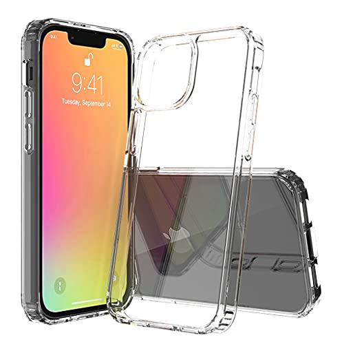 Jt Berlin Pankow-Clear Case For Apple Iphone 13 Case Transparent (Shock-Absorbing Tpu Frame, Scratch-Resistant Acrylic Glass Back, Anti-Fingerprint Co
