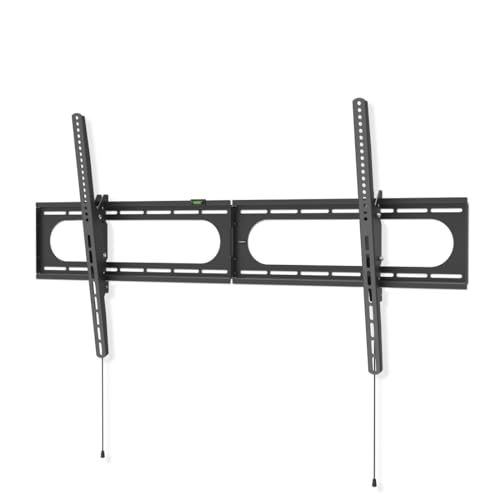 Hama Supporto Da Parete Per Tv Inclinabile, Sottile (Supporto Da Parete Per Tv 37-120 Pollici, Vesa 50 X 50 Fino A Vesa 1100 X 600, Fino A 100 Kg, Bas