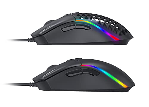 Inca Raton Gaming Rgb 6 Led 10000 Dpi 7D Macro Keys Double