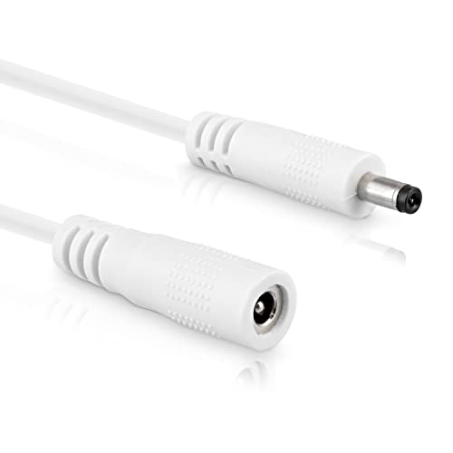 Inline® Prolunga Dc Maschio/Femmina 3,5 X 1,35 Mm Awg 18 Bianco 3 M
