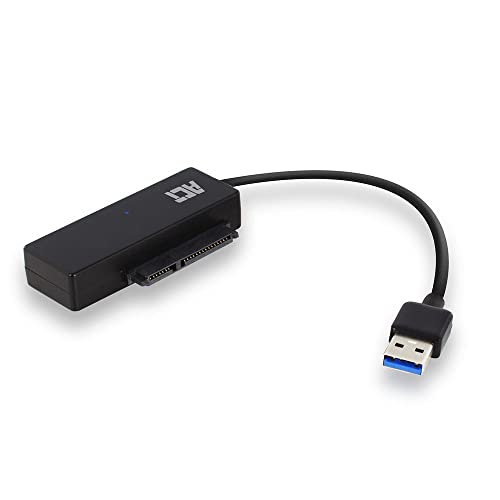 Act Adattatore Usb Sata Per Dischi Rigidi/Ssd Da 2,5/3,5", Incluso Alimentatore Da 12V 2A Per Dischi Da 3,5", Usb 3.2, Supporta Uasp - Ac1515