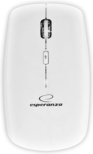 Esperanza Em120W Mouse Rf Ã“Ptico Inalámbrico 2400 Dpi Blanco