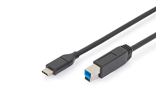 Digitus Ak300149018S Cavo Di Collegamento Usb Tipo C, Colore Nero