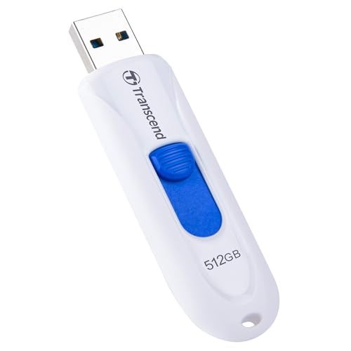 Transcend Jetflash 790 Usb 3.1 Gen 1 - Chiavetta Usb 512Gjf790W, Colore: Bianco