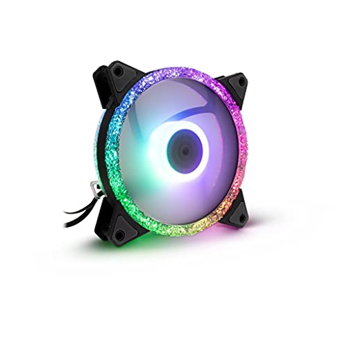 Inter Tech Ventilador 120 * 120 * 25 Argus Rs-071 Rgb, Kristall-Effek Retail
