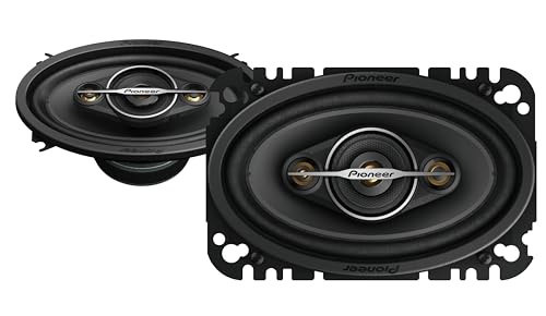 Pioneer Ts-A4671F Set Di Diffusori Coassiali A 4 Vie Da 4 X 6" Con 2 Altoparlanti (210 W Max. Ciascuno, 30 W Sine), Profondità Di Installazione 42 Mm,