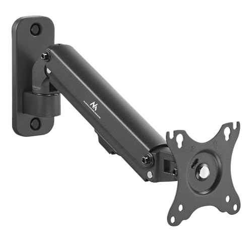 Supporto A Parete Per Monitor Maclean, 17-27'', 7 Kg Max, Molla A Gas, Mc-458