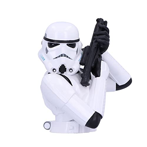 Nemesis Now Busto Con Licenza Ufficiale Stormtrooper (Piccolo) Bianco, 14,2 Cm, 14.2Cm