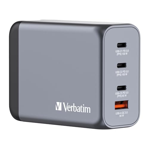 Gnc-200 Gan Charger 200 W Con 2 X Usb-C® Pd 100W / 1 X Usb-C® Pd 65W / 1 X Usb Qc 3.0 (Eu/Uk/Us)