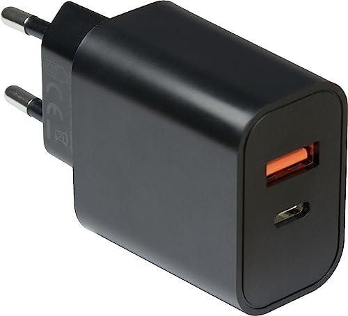 Inter-Tech Caricatore Pd Usb C, Psu Pd-2120, Pd+Qc, 20 W, Nero