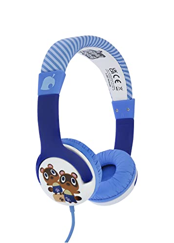 Otl Technologies Animal Crossing Timmy E Tommy Wired - Cuffie Per Bambini, Colore: Blu