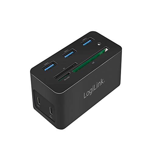 Logilink Docking Usb 3.2 (G1) Hdmi, 10 Puertos, Pd4, Negro