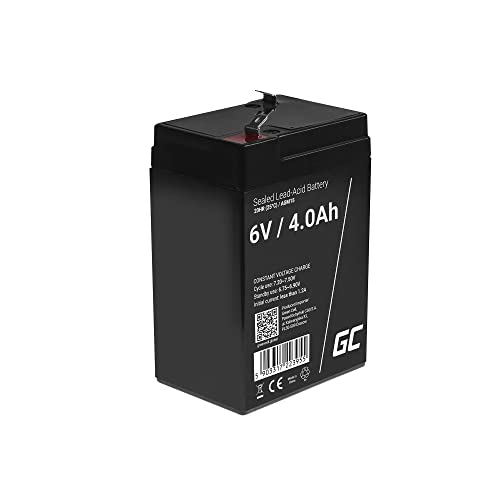 Green Cell Agm15 Batteria Ups Acido Piombo (Vrla) 6 V 4 Ah