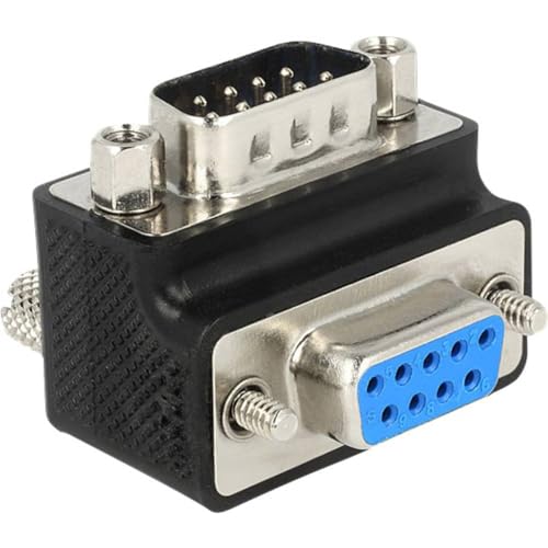 Delock - Adattatore Sub-D 9 Pin M/Bu 90 G Angolato A Vite/Dado Intercambiabile