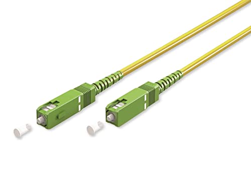 Goobay 59644 Ftth Cavo In Fibra Ottica, Monomodale (Os2) Simplex/Sc Apc (8°) Maschio A Sc-Apc (8°) Maschio/Cavo Ottico, 20 Metri