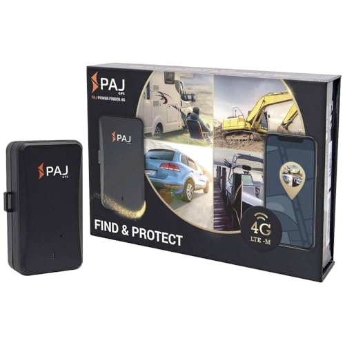 Paj Gps Power Finder 4G Gps Tracker Tracker Per Veicolo Nero