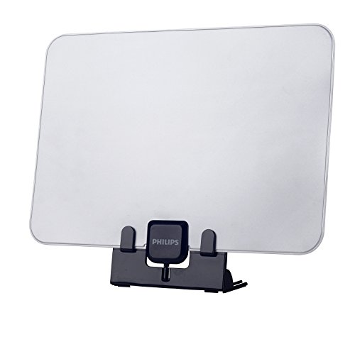 Philips Antenna Tv Sdv5231/12 (Nero, Grigio, 1,8 M, Uhf, 340 X 256 X 39 Mm, 191 G, 365 X 60 X 320 Mm)