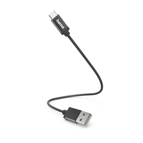 Hama - Cavo Usb A/Usb Type C, 0,2 Metri, Nero
