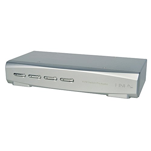 Lindy Conmutador Kvm Pro Displayport 1.2, Audio Y