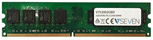V7 V753002Gbd V7 2Gb Ddr2 Pc2-5300 667Mhz Dimm Desktop Modulo Di Memoria - V753002Gbd
