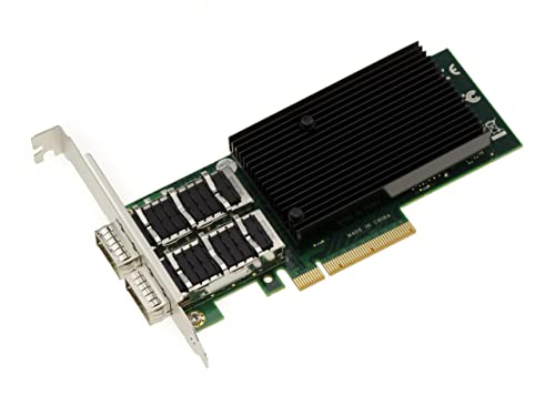Kalea-Informatique Scheda Controller Pcie Lan A 2 Porte Qsfp+ In Fibra 40G Con Chipset Mellanox X-3-40Gbe / Fdr-14 Infiniband Nic