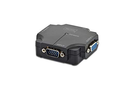 Digitus Ds411201 Video Splitter Compatto Per 2 Monitor Vga