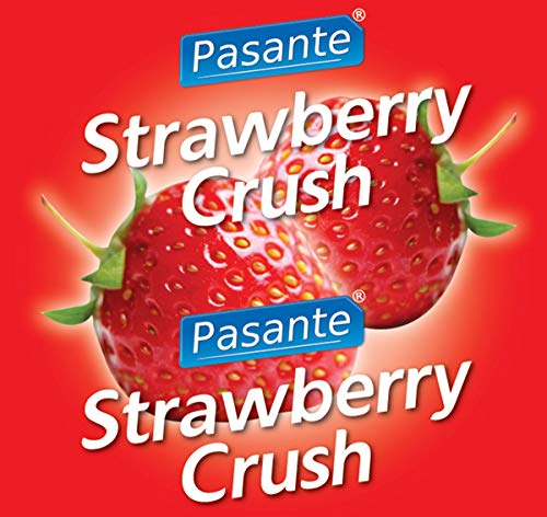 Pasante - Pasante Strawberry Flavor Condoms - 144 Pieces