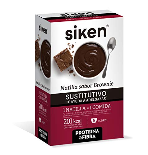 Siken Sustitutivo Natilla Brownie 6 Sobres