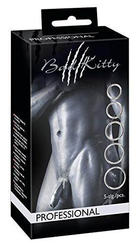Bad Kitty Set Di Anelli In Metallo Bad Kitty Da 5 Argento