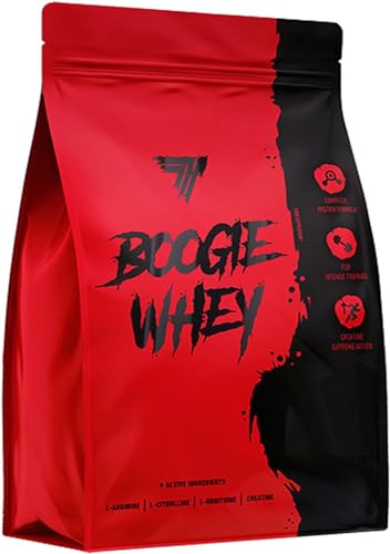Trec Nutrition Boogie Whey 2000 Gr Gusto Doppio Cioccolato Proteine Del Latte Con Arginina, Citrullina, Ornitina E Creatina