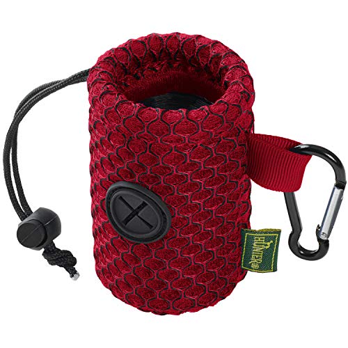Hunter Hilo - Dispenser Di Sacchetti Per Escrementi Per Cani, Taglia Unica, Colore: Rosso