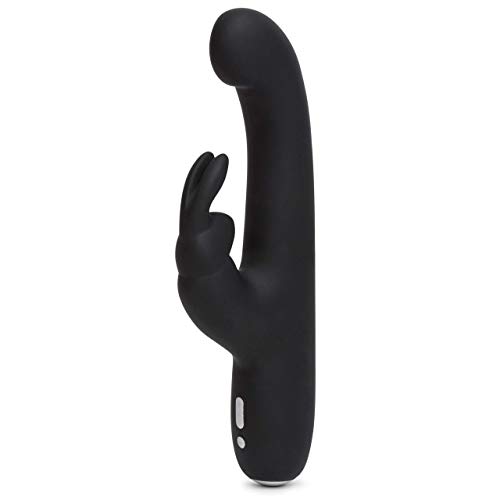 Happy Rabbit Slimline G-Spot Rabbit Vibratore Nero Taglia Unica