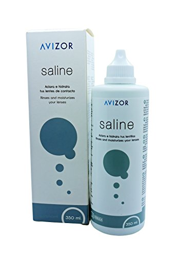 Avizor Solución Salina 350 Ml - Limpia Las Lentes De Contacto