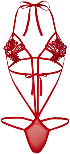 Obsessive Luiza Orsacchiotto Di Peluche, Rosso (Red), S/M