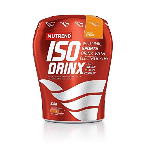 Nutrend Isodrinx Isotonic Sport Drink Ensure Your Body A Good Dose Of Energy For Physical Activity 420G Orange Optimal Amounts Of Minerals And Vitamin