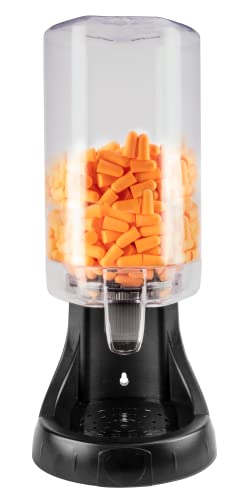 Neo Tools Dispenser Con Cuscinetti Anti-Rumore Da 38 Db, 500 Paia; In Morbida Schiuma Poliuretanica; Dispenser Può Essere Montato A Parete, Dispenser