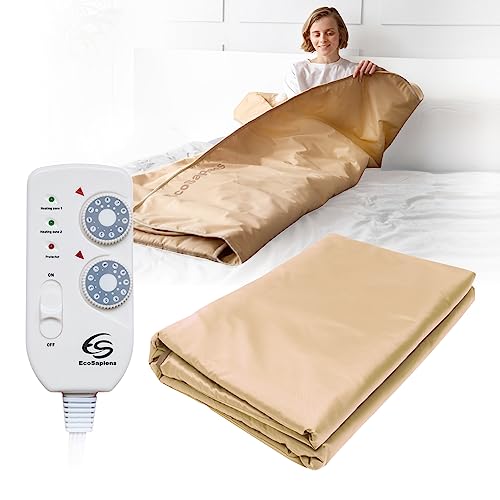 Coperta Per Sauna A Infrarossi, 180 X 220 Cm, Telecomando A 2 Zone, Spa Portatile A Casa, Terapia A Infrarossi, Per Il Corpo, Per La Sudorazione Calda
