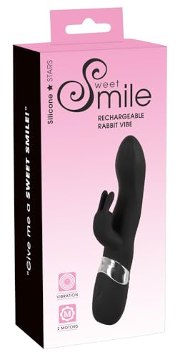 Vibratore Rabbit Coniglio Black Smile