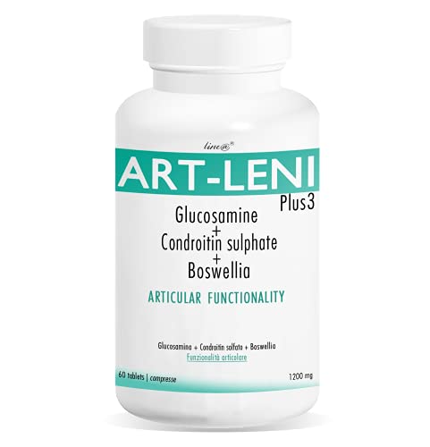 Art-Leni Plus3 Line@ | Glucosamina Condroitina E Boswellia - 60 Cpr - Glucosamina Solfato | Benessere Articolare | Rinforza Ossa E Articolazioni | Car