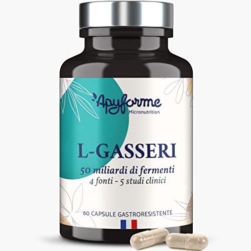 Apyforme - Lactobacillus Gasseri - Probiotici Per Intestino - Flora Intestina E Digestione - Fino A 50 Miliardi Di Cfu/Giorno - Capsule Gastroresisten
