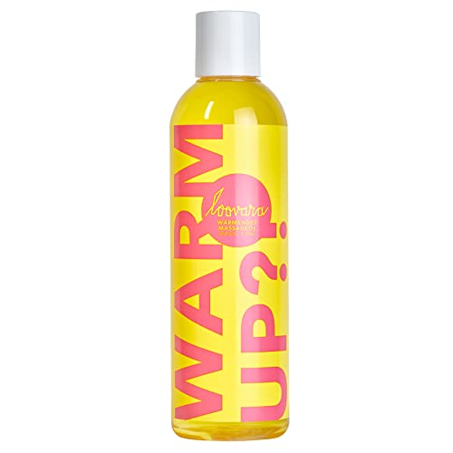 Loovara Olio Naturale Riscaldante 250 Ml -Warm Up?! Per Massaggi Erotici Del Partner, Per L'Eccitazione Durante I Preliminari, Con Una Dolce Fragranza