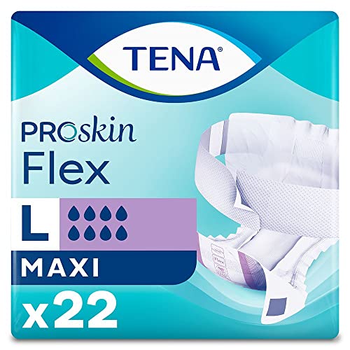 Pannolino Traspirante Con Cintura Di Fissaggio Tena Flex Maxi - L