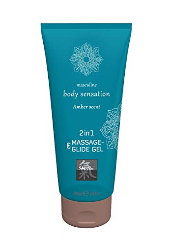 Shiatsu Gel Per Massaggi E Glide 2 In 1 - Ambra - 260 G