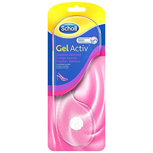 Scholl Solette Gel Activ, Solette Donna Per Scarpe Aperte, Azione Ammortizzante E Antiscivolo, Confezione Da 1 Paio