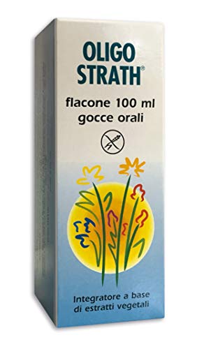 Oligostrath Gocce Orali, Estratto Idroalcolico, Integratore Tonico Antifatica 100 Ml