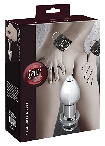 Fetish Collection Manette E Spina Nero/Argento
