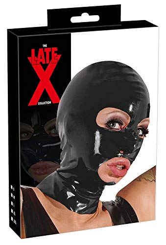 Late X Maschera Per La Testa In Lattice Nero
